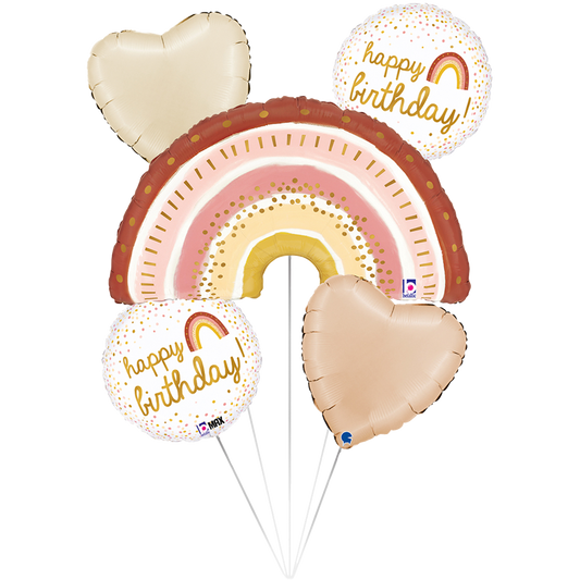 1 Balloon Set - Boho Rainbow