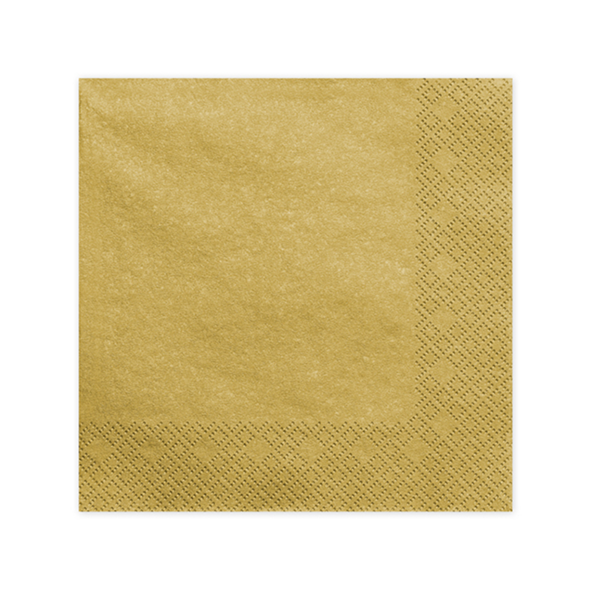 20 Servietten Trend - 33cm - Metallic Gold