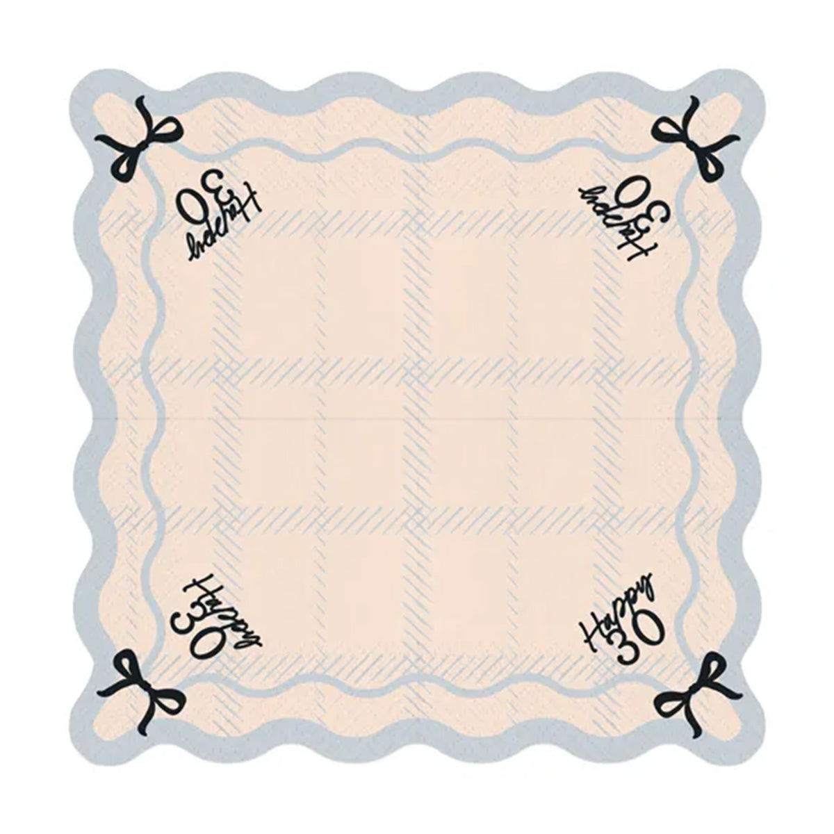 12 Servietten - 33cm - Happy 30