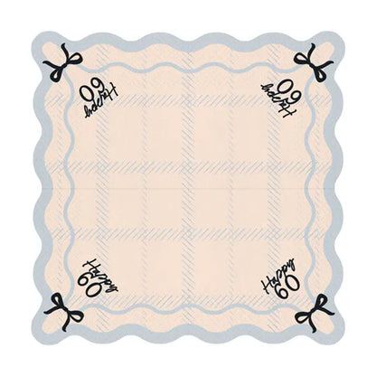 12 Servietten - 33cm - Happy 60