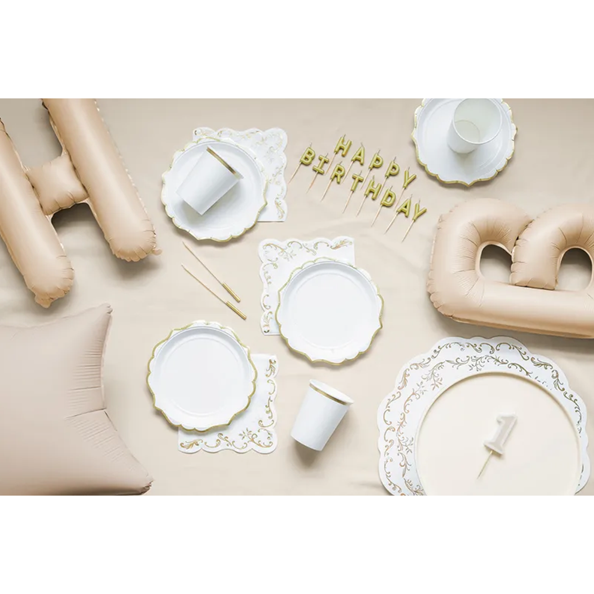 12 Servietten - 33cm - Ornament