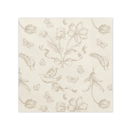 12 Servietten - 33cm - Blumen