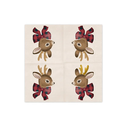 12 Servietten - 33 cm - Hirsch
