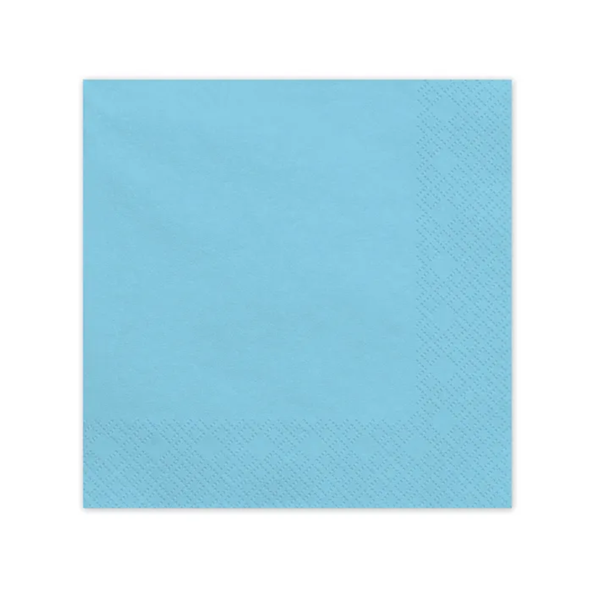 20 Servietten - Hellblau