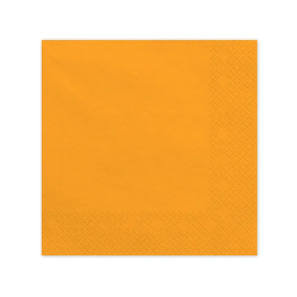 20 Servietten - Hellorange
