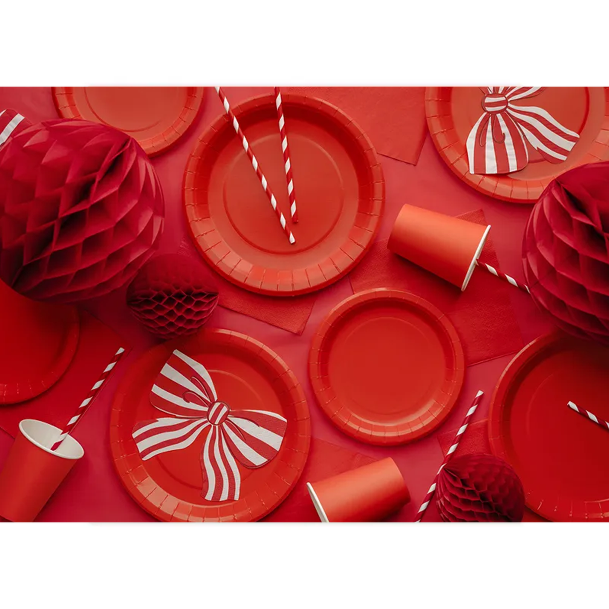 20 Servietten - Rot