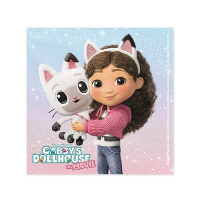20 Servietten - Gabby's Dollhouse the Movie
