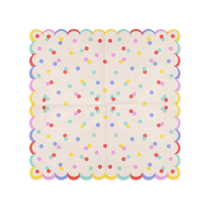20 Servietten - Confetti