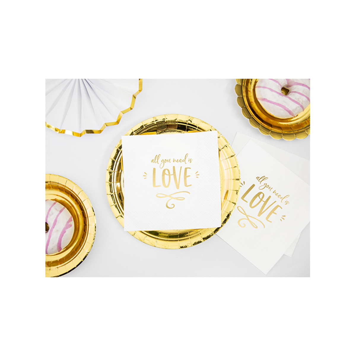 20 Servietten Trend - 33cm - All you need is love