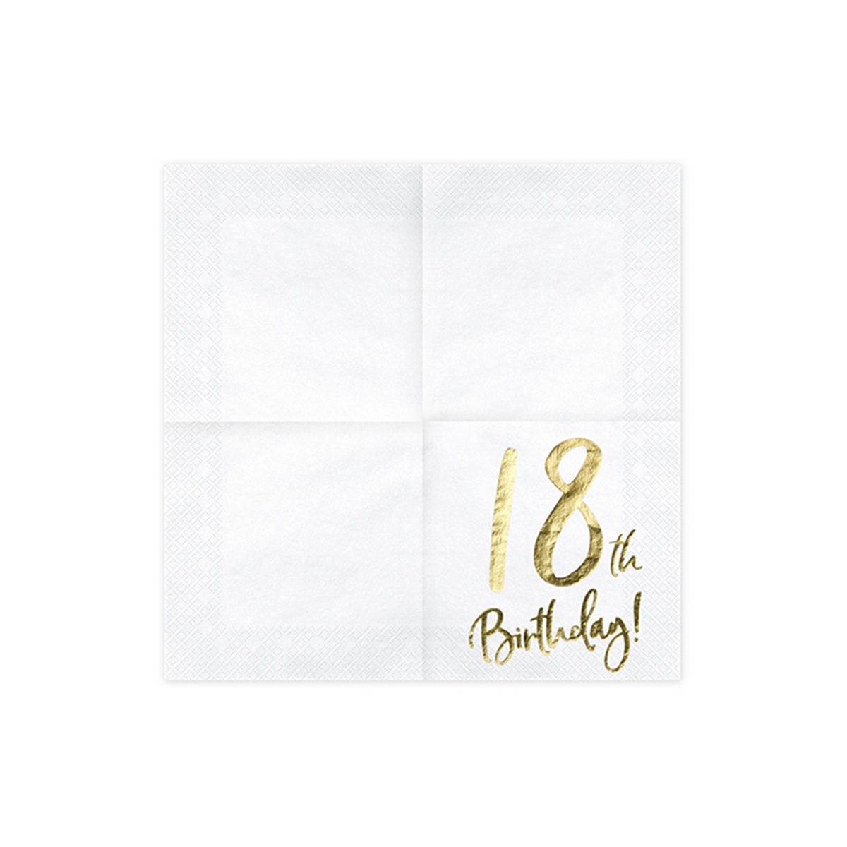 20 Servietten Trend - 33cm - 18th Birthday