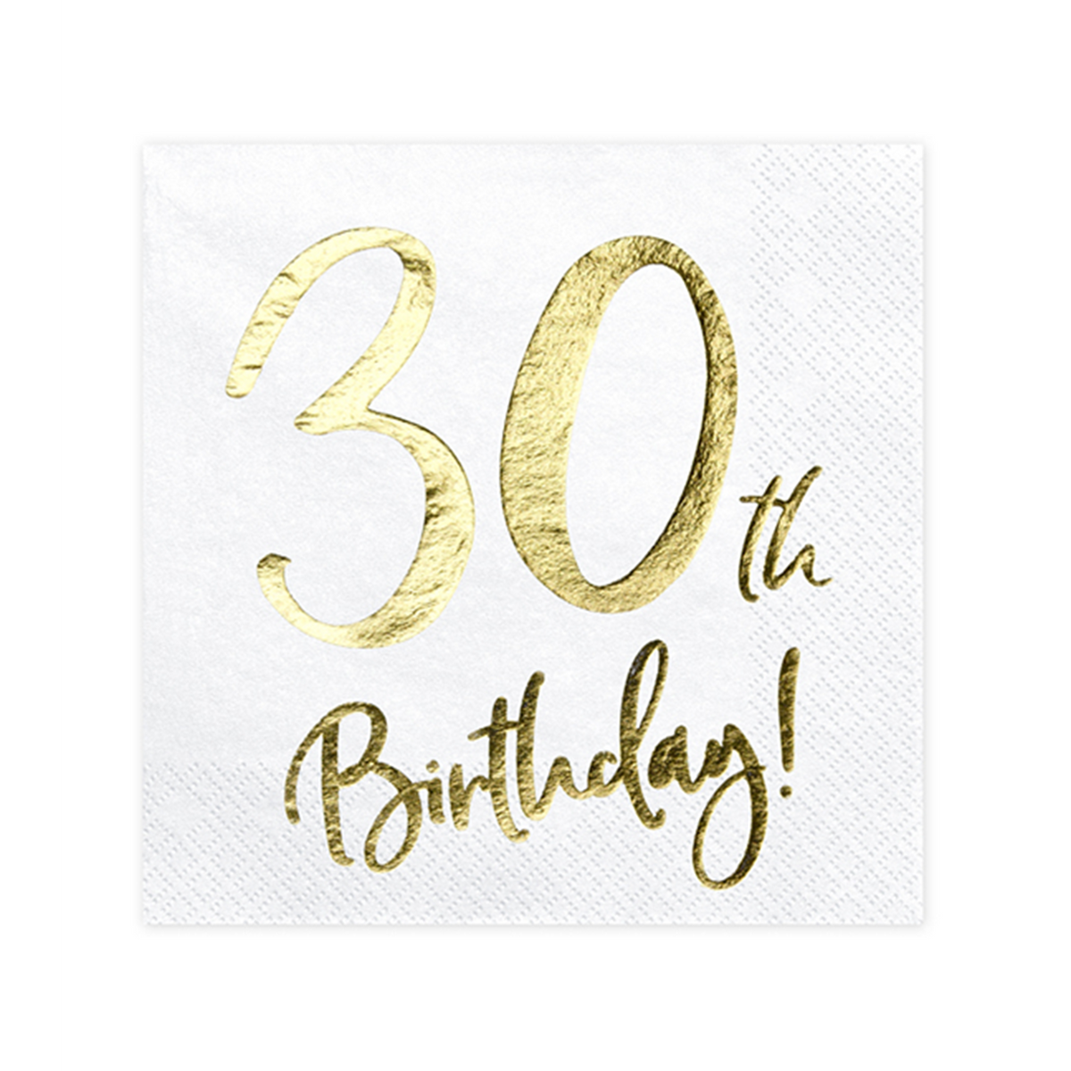 20 Servietten Trend - 33cm - 30th Birthday