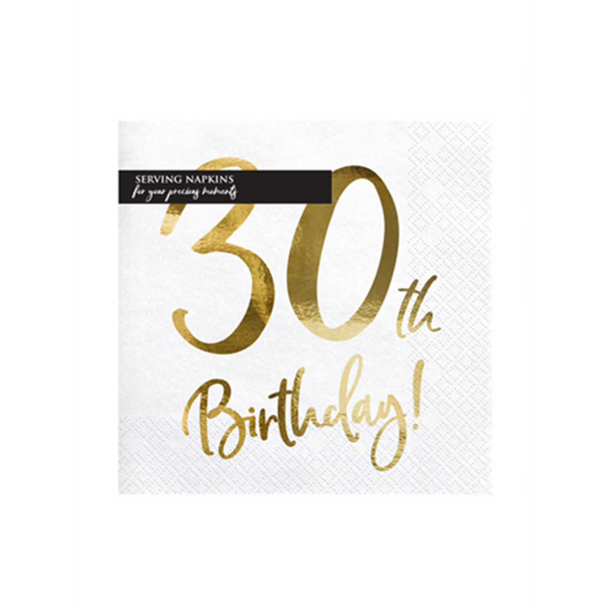 20 Servietten Trend - 33cm - 30th Birthday