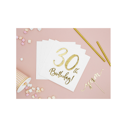 20 Servietten Trend - 33cm - 30th Birthday