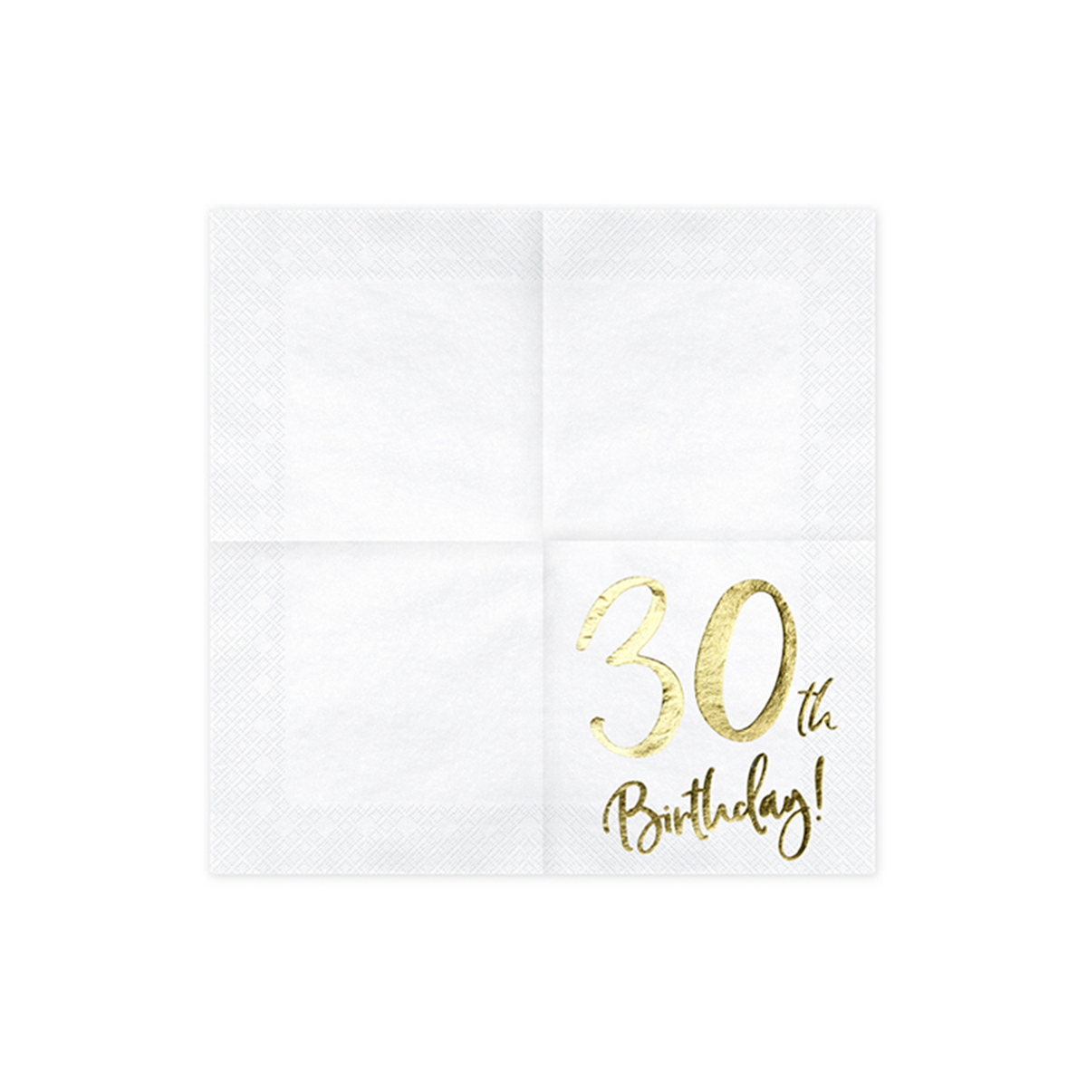 20 Servietten Trend - 33cm - 30th Birthday