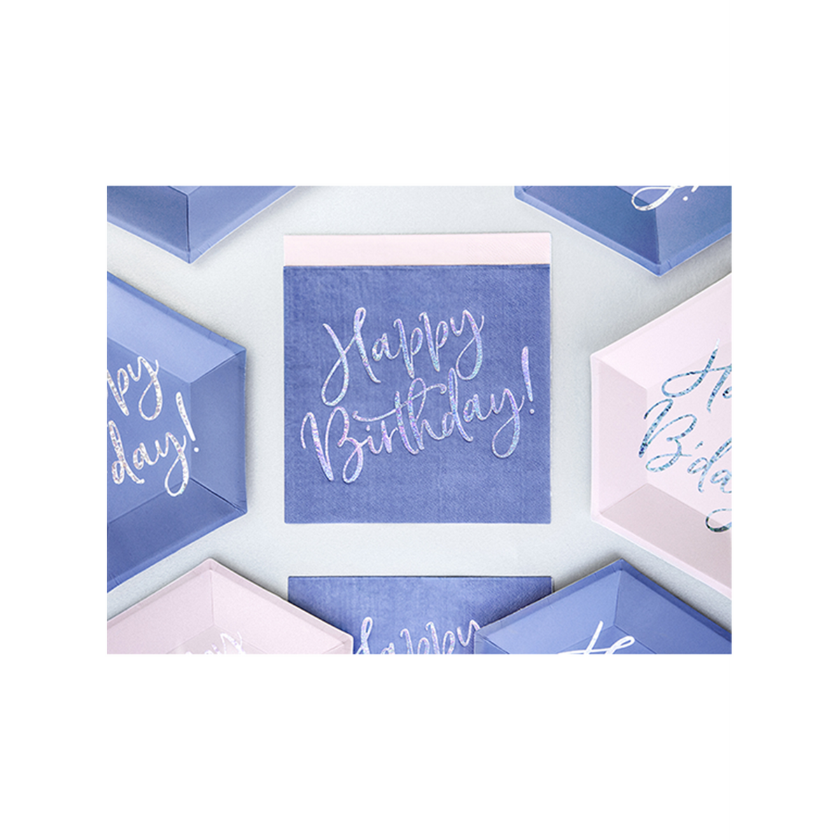 20 Servietten Trend - 33cm - Happy B'day