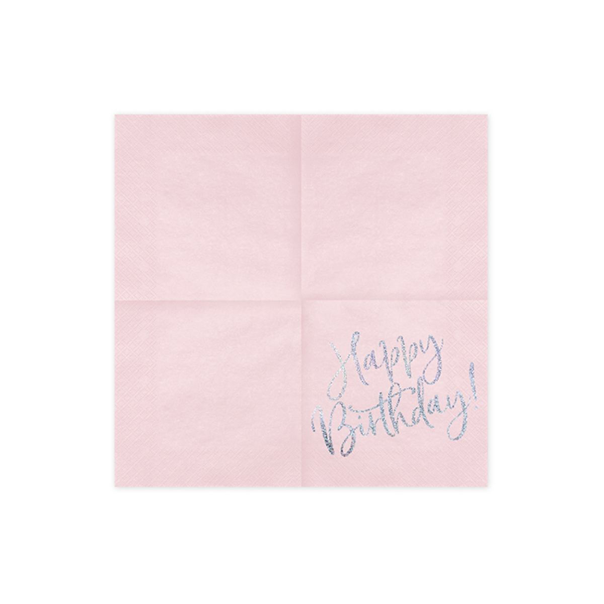 20 Servietten Trend - 33cm - Happy Birthday Shine
