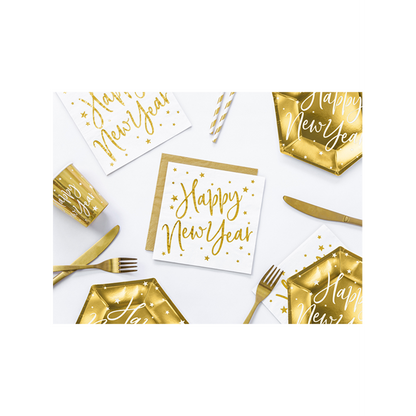 20 Servietten Trend - 33cm - Happy New Year