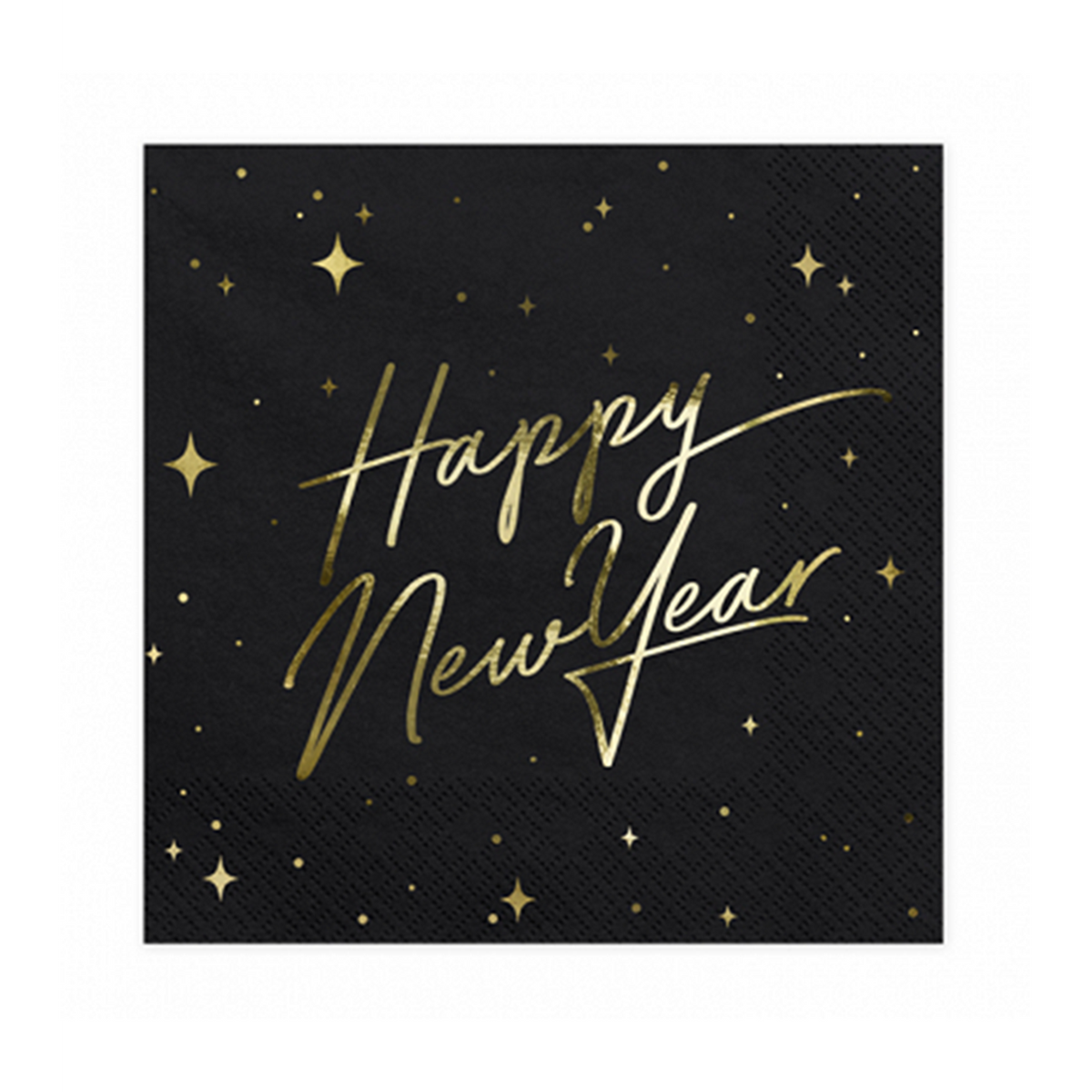 20 Servietten Trend - 33cm - Happy New Year Elegant