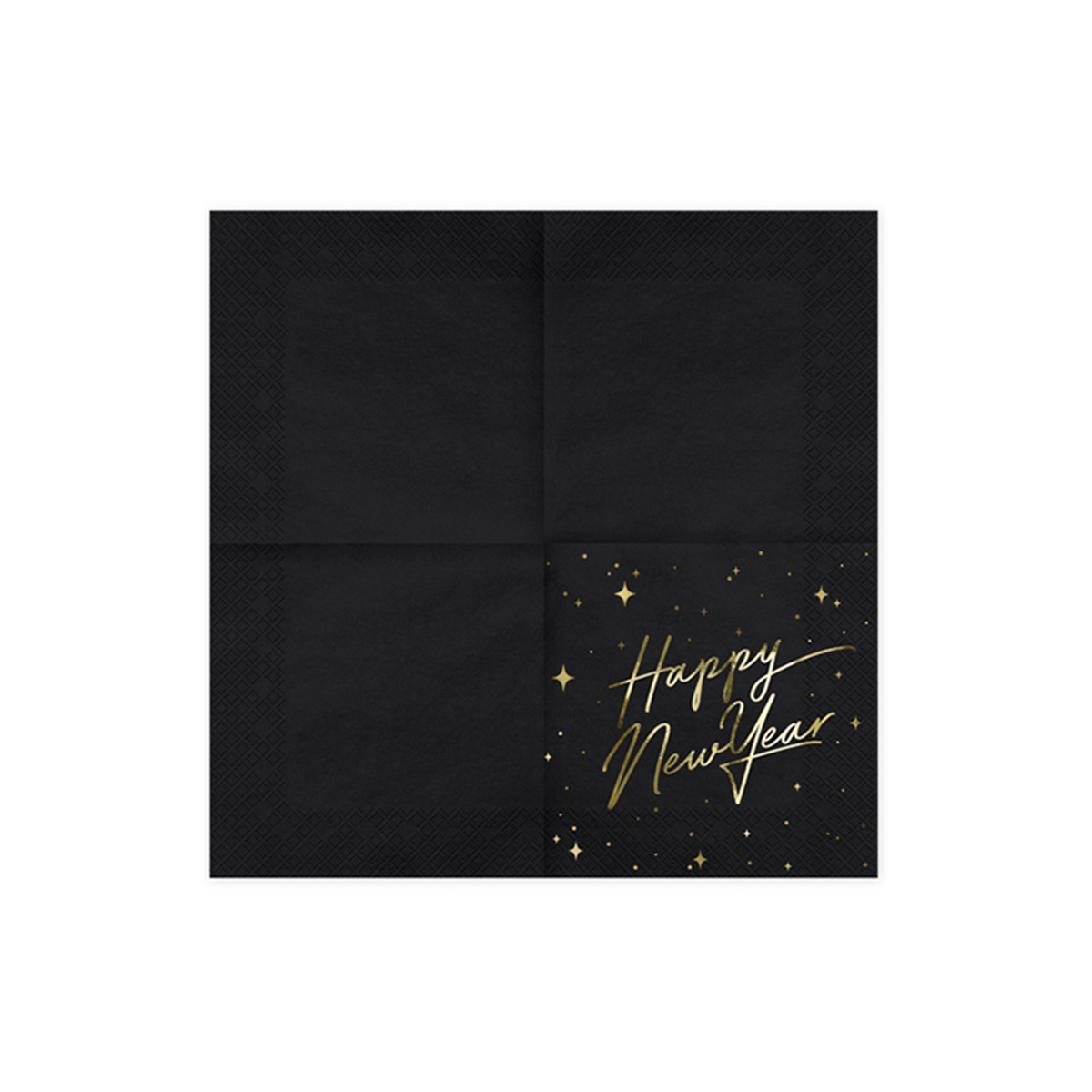 20 Servietten Trend - 33cm - Happy New Year Elegant