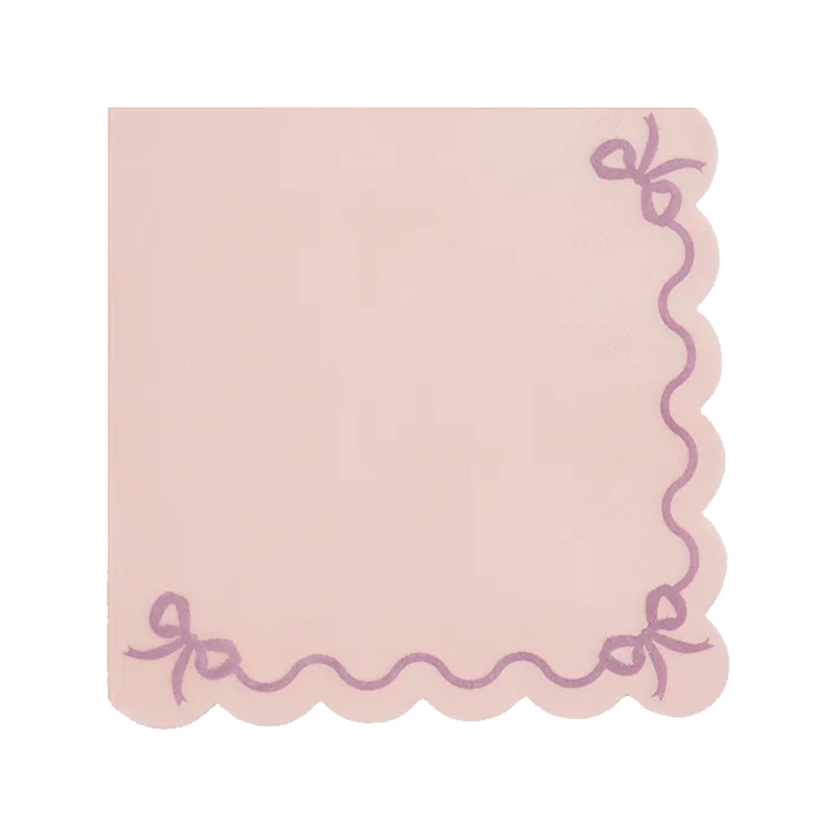 12 Servietten - 33cm - Ruffled Rosa