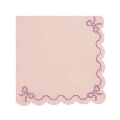 12 Servietten - 33cm - Ruffled Rosa
