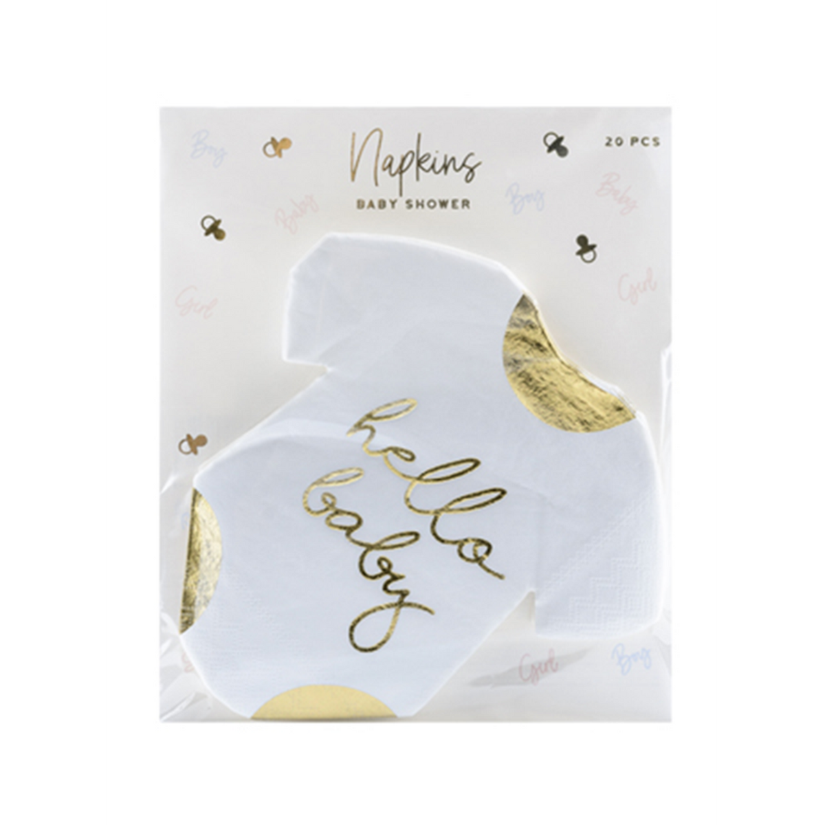 20 Servietten Trend - 16cm - Hello Baby