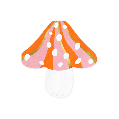 20 Servietten Trend - 13cm - Mushroom