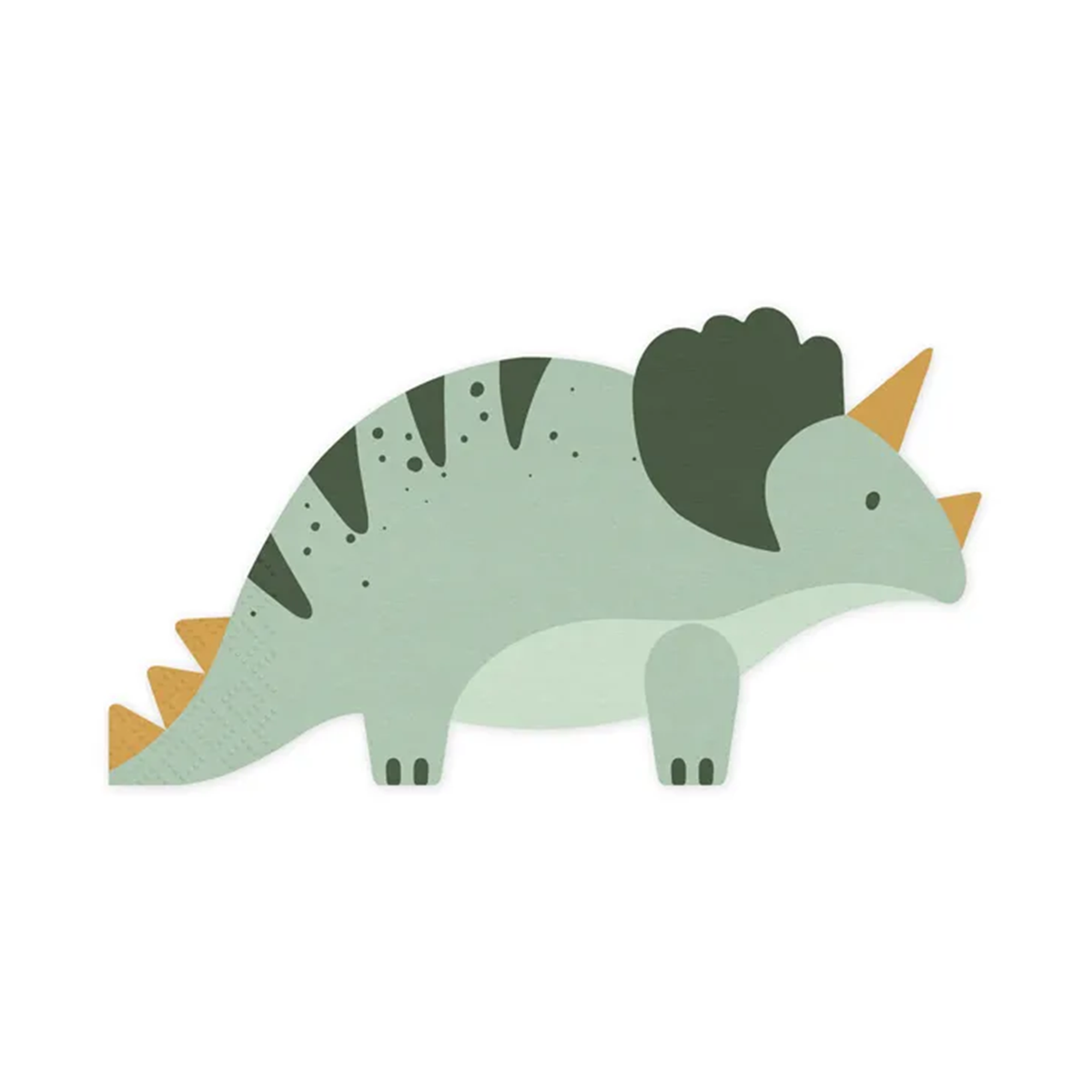 12 Servietten Trend - Ø 18cm - Dinosaurier