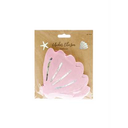 20 Servietten Trend - 13cm - Seashell