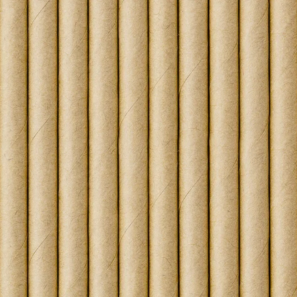 10 Papierstrohhalme - Kraftpapier