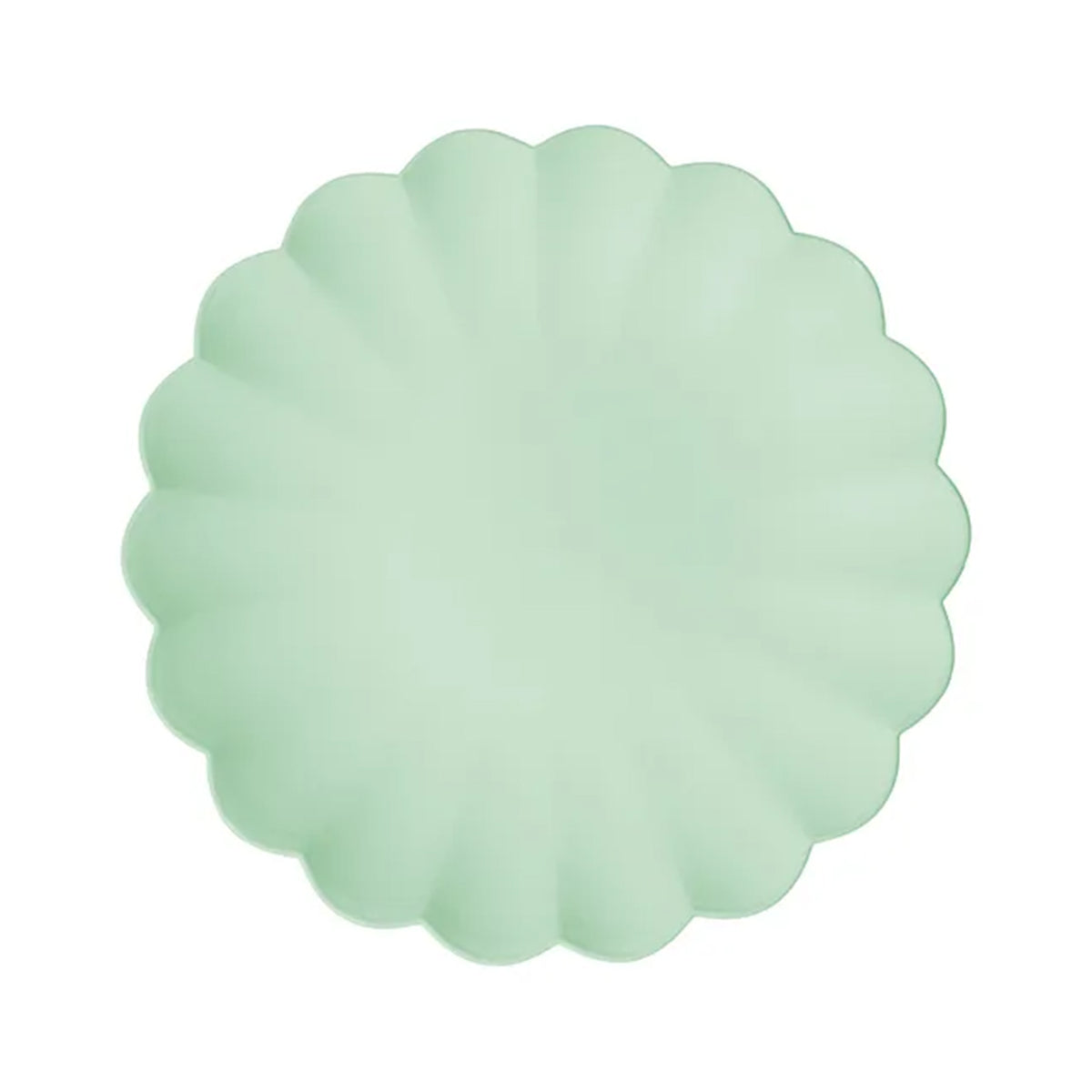 4 Plastikteller - Rüsche - Sage