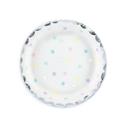 6 Pappteller Trend - Ø 18cm - Unicorn