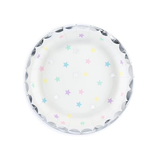 6 Pappteller Trend - Ø 18cm - Unicorn