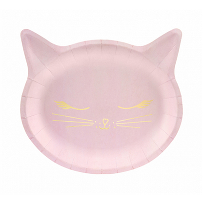6 Pappteller Trend - Ø 22cm - Cat
