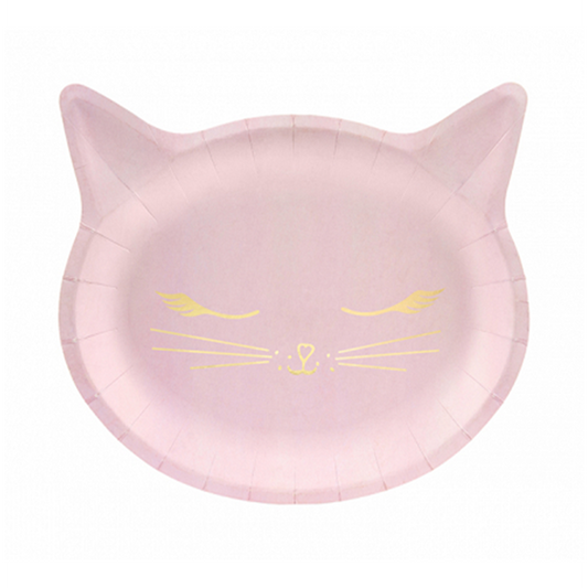 6 Pappteller Trend - Ø 22cm - Cat