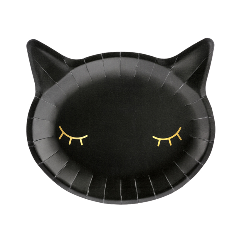 6 Pappteller Trend - Ø 22cm - Cat
