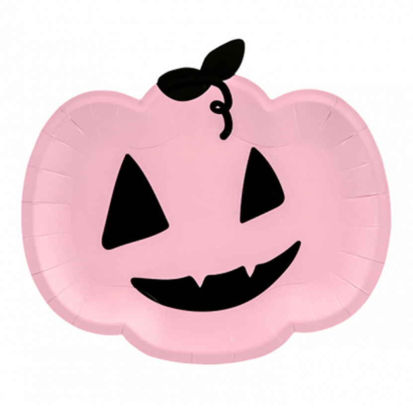 6 Pappteller Trend - Ø 25cm - Pumpkin