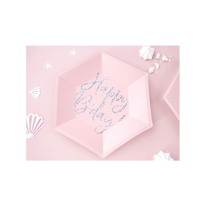 6 Pappteller Trend - Ø 20cm - Happy Birthday Shine