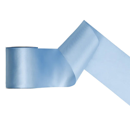 1 Ballonband - Satin - Blau - 100mm