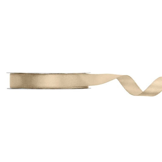 1 Ballonband - Satin - Kalt Gold - 12mm