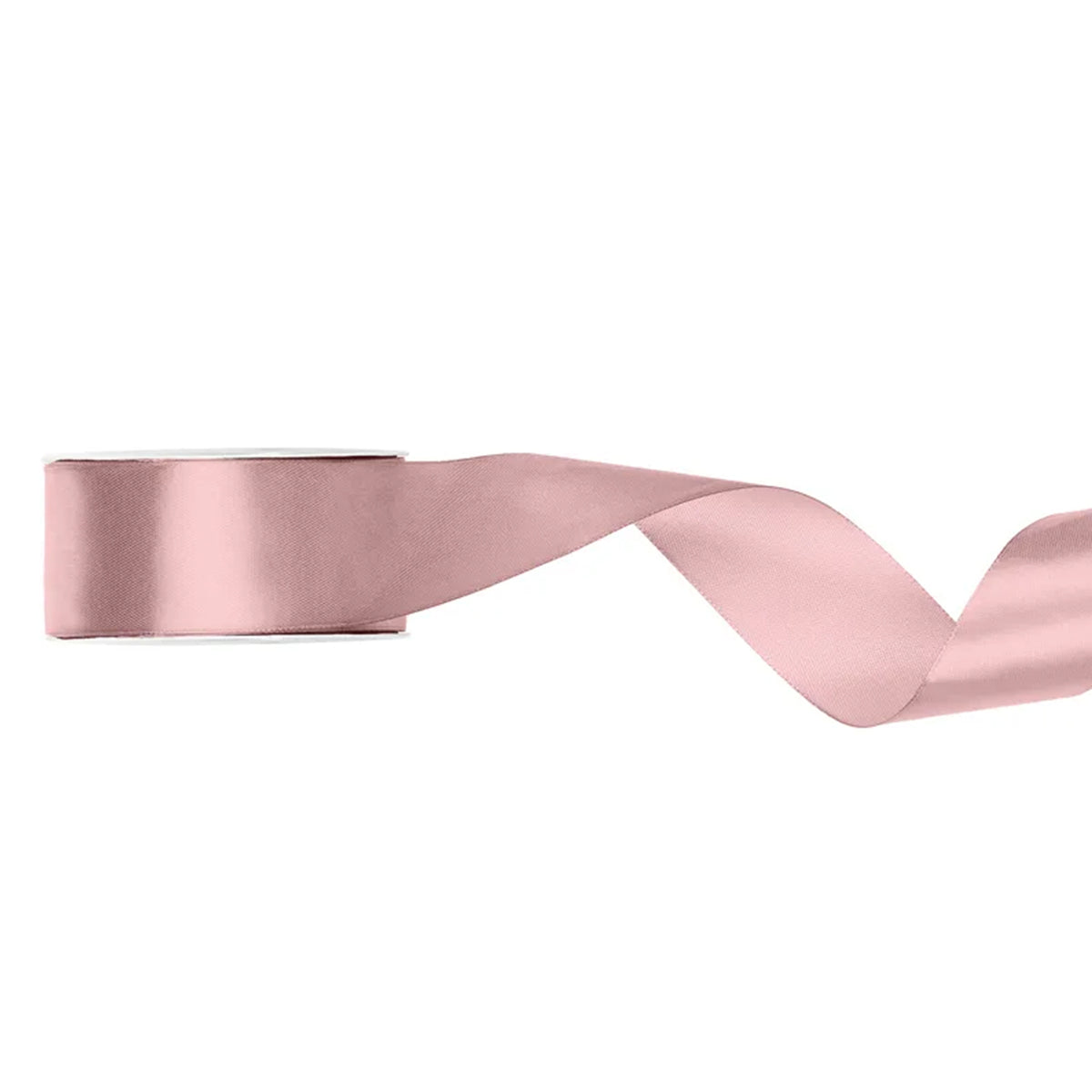 1 Ballonband - Satin - Altrosa Hell - 25mm