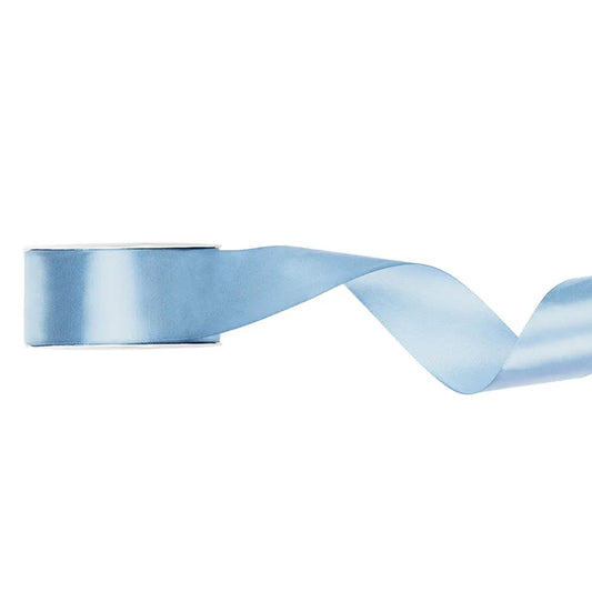 1 Ballonband - Satin - Hellblau - 25mm