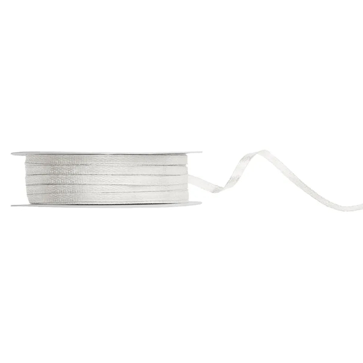1 Ballonband - Satin - Creme hell - 3mm