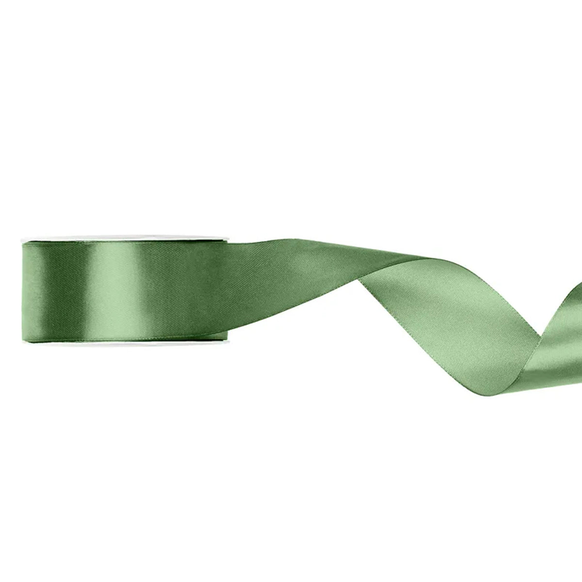 1 Ballonband - Satin - Salbei - 38mm