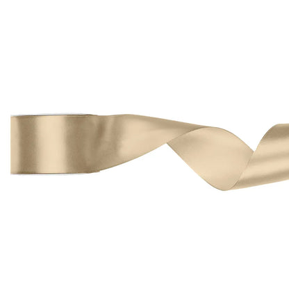 1 Ballonband - Satin - Kalt Gold - 50mm
