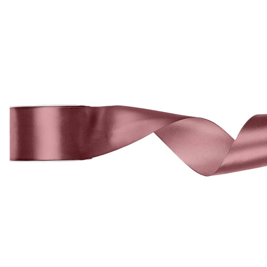 1 Ballonband - Satin - Altrosa Dunkel - 50mm