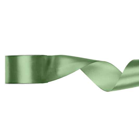 1 Ballonband - Satin - Salbei - 50mm