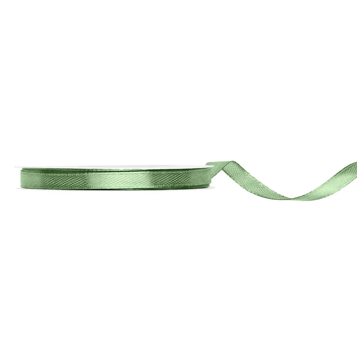 1 Ballonband - Satin - Salbei - 6mm