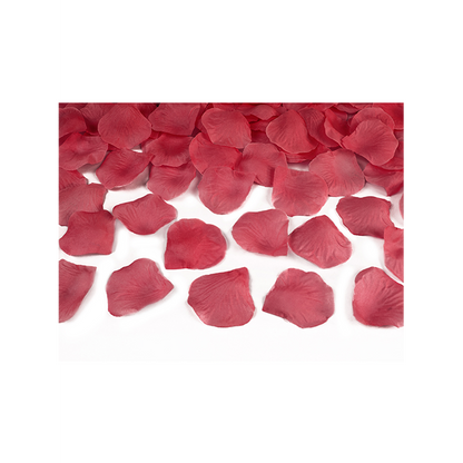 1 Konfettikanone - 40cm - Rosenblätter - Rot