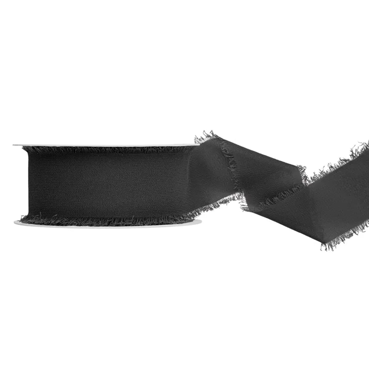 1 Chiffonband - Schwarz - 40mm